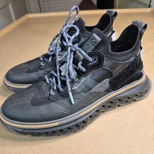 Cole Haan Black and Gray Ankle Booties